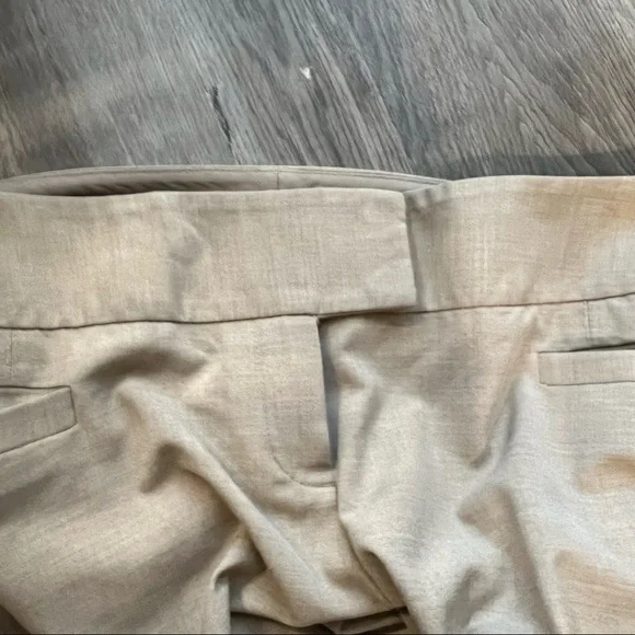 The Limited Drew Fit Pants Beige Tan Work Dress Trousers 8 R - Picture 5 of 5